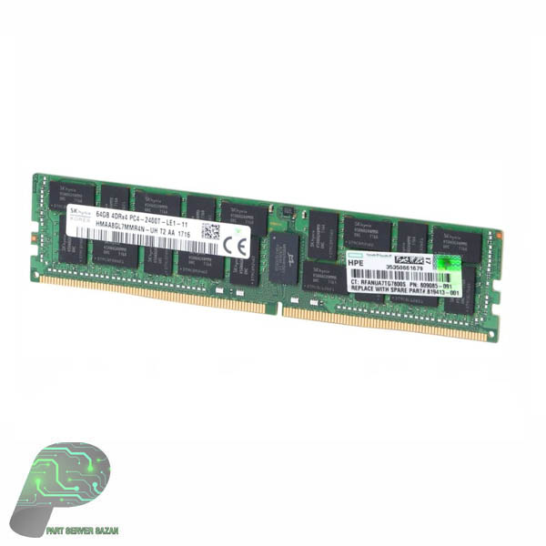 رم سرور اچ پی HPE 64GB Quad Rank x4 DDR4-2400T-L رم سرور اچ پی HPE 64GB Quad Rank x4 DDR4-2400T-L